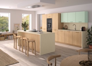 CROMALINE Mélaminé uni vert opale